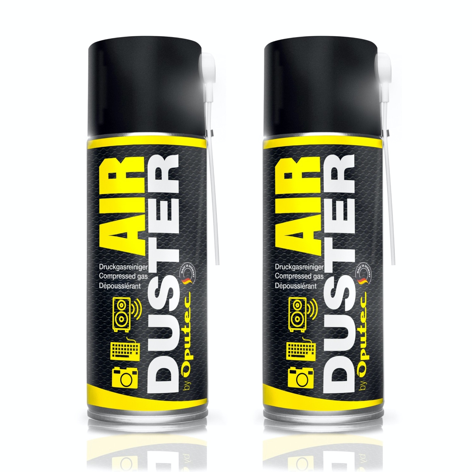 2 x 400ml Druckluftspray - Air Duster 