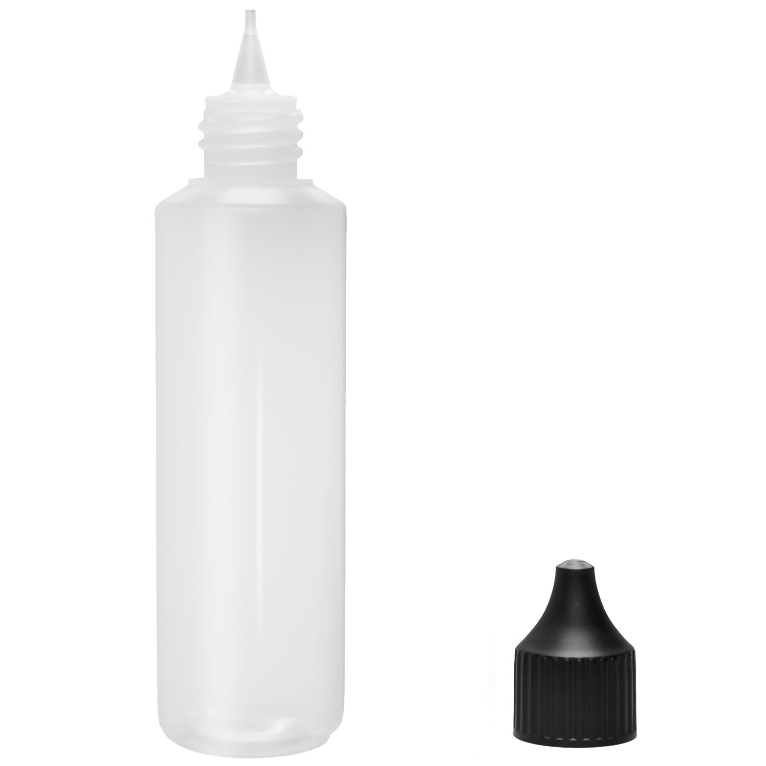 250ml_Leerflaschen_Detail3 50 x 250ml Dosierflaschen / Liquid-Flaschen mit Tröpflerspitze