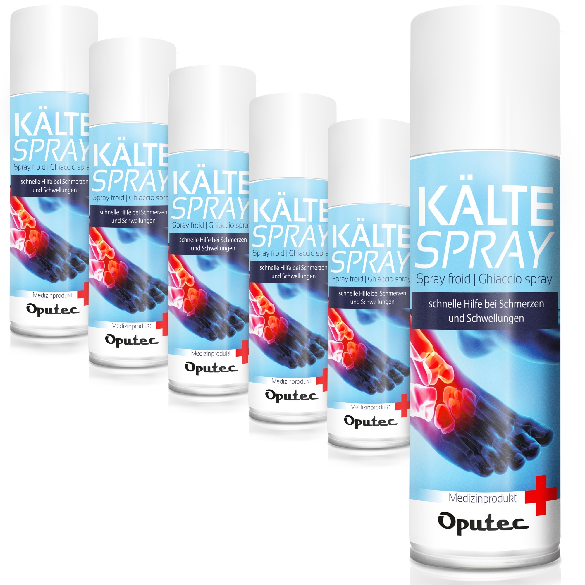 K-ltespray_Klassisch_Hauptbild_6er 6 x 400ml Oputec Kältespray Kühlspray Sport Klassisch (neutral)