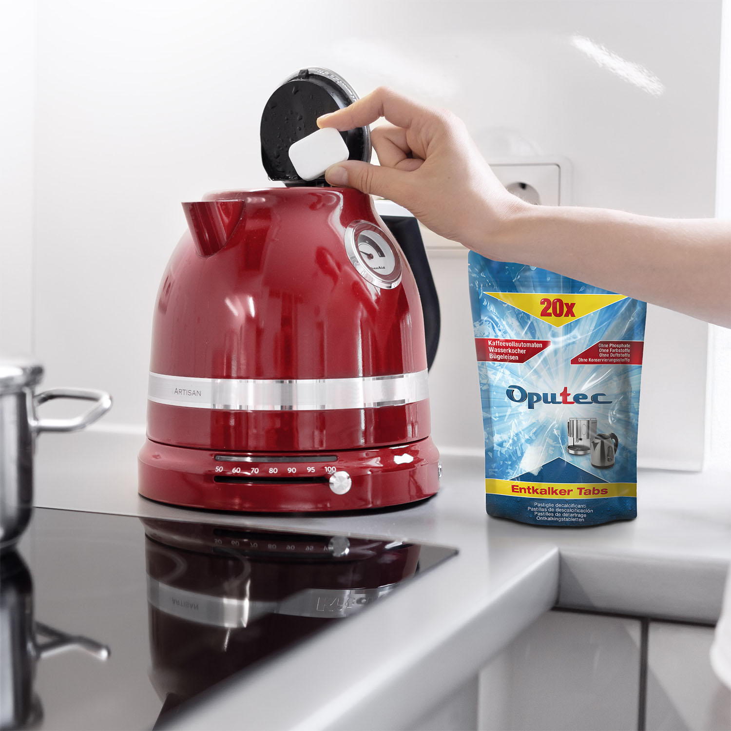 20x Entkalker Tabs im Beutel für Kaffeevollautomaten