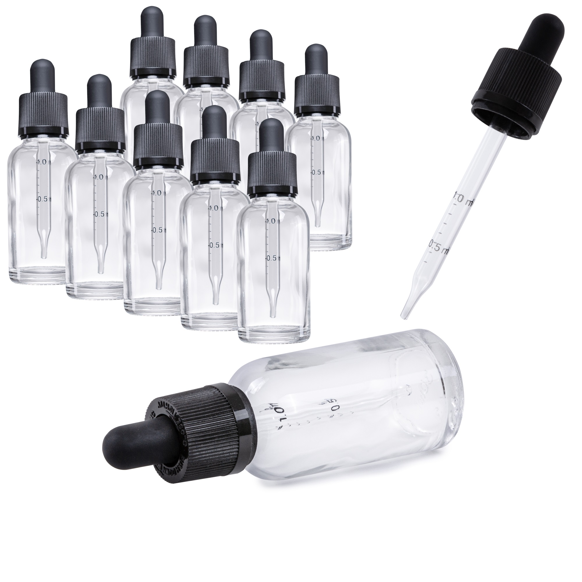 Inheming 12 Glas Pipettenflaschen 30 Ml – Grün,  Produktbild-Vorschau 8