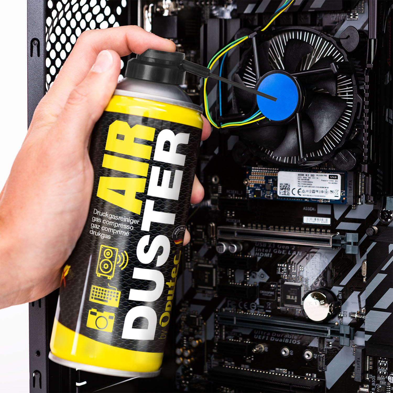 3 x 400ml Druckluftspray - Air Duster