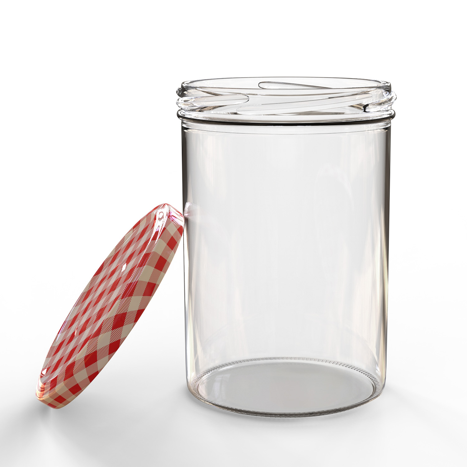 24x 440ml Einmachgläser mit Deckel Rot-Weiß-Karo (TO82) 24x 440ml Einmachgläser mit Deckel Rot-Weiß-Karo (TO82)