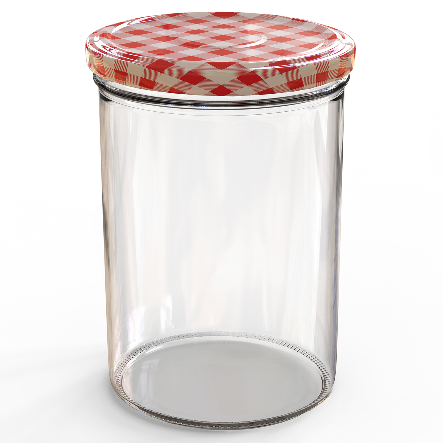 24x 440ml Einmachgläser mit Deckel Rot-Weiß-Karo (TO82) 24x 440ml Einmachgläser mit Deckel Rot-Weiß-Karo (TO82)