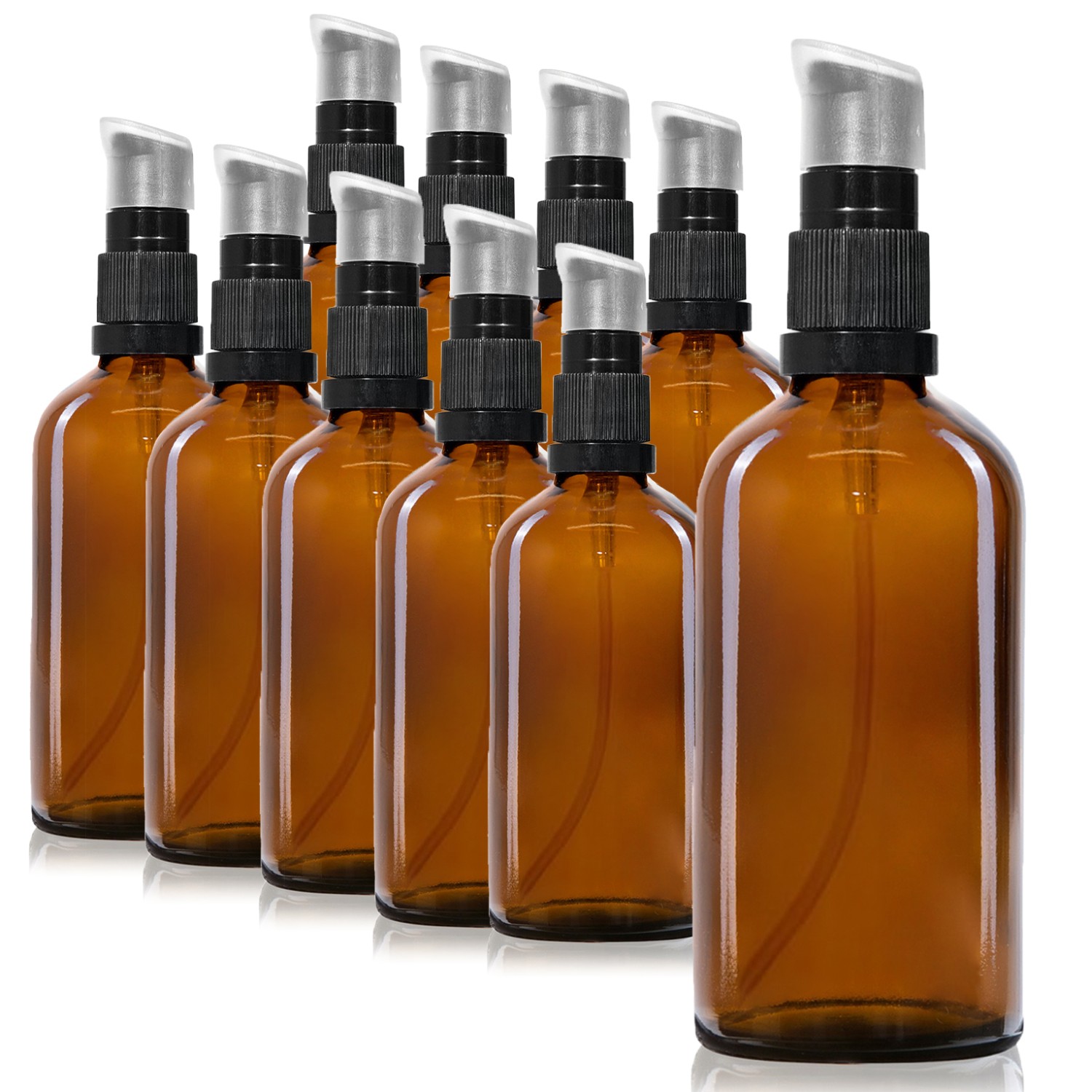 Pipettenflasche 100 ml 1 Stück Braunglas DIN18 Pipettensauger in drei Pipettenflasche 100 ml 1 Stück Braunglas DIN18 Pipettensauger in drei