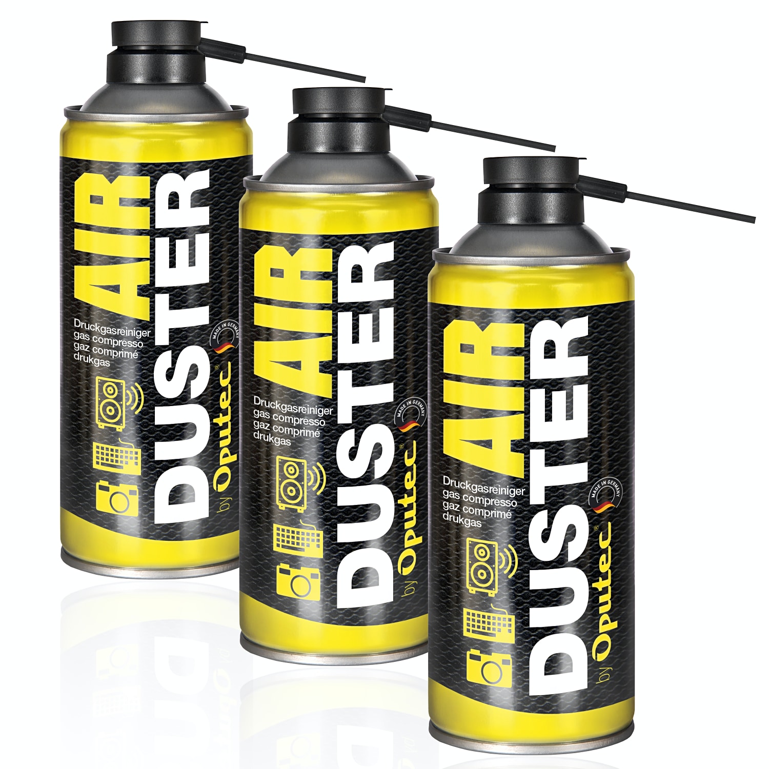 3 x 400ml Druckluftspray - Air Duster