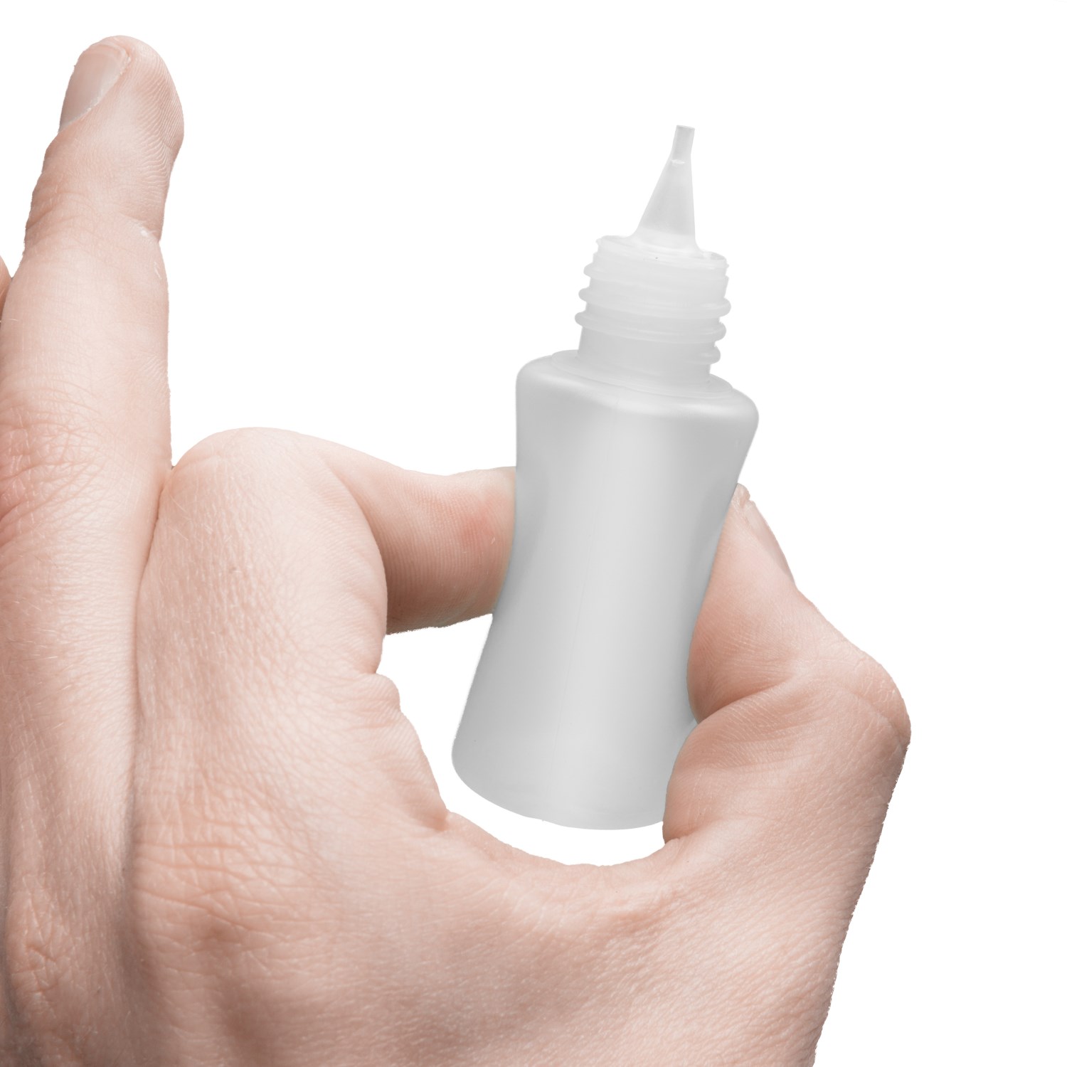 30ml_Leerflaschen_Detail1 10 x 30ml Dosierflaschen / Liquid-Flaschen mit Tröpflerspitze