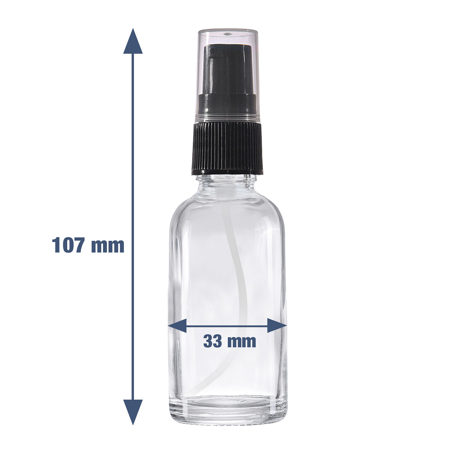10x 30ml Pumpspender Pumpflasche aus Klarglas, Cremspender mit schwarzem Pumpkopf, inkl. Etiketten 10x 30ml Pumpspender Pumpflasche aus Klarglas, Cremspender mit schwarzem Pumpkopf, inkl. Etiketten