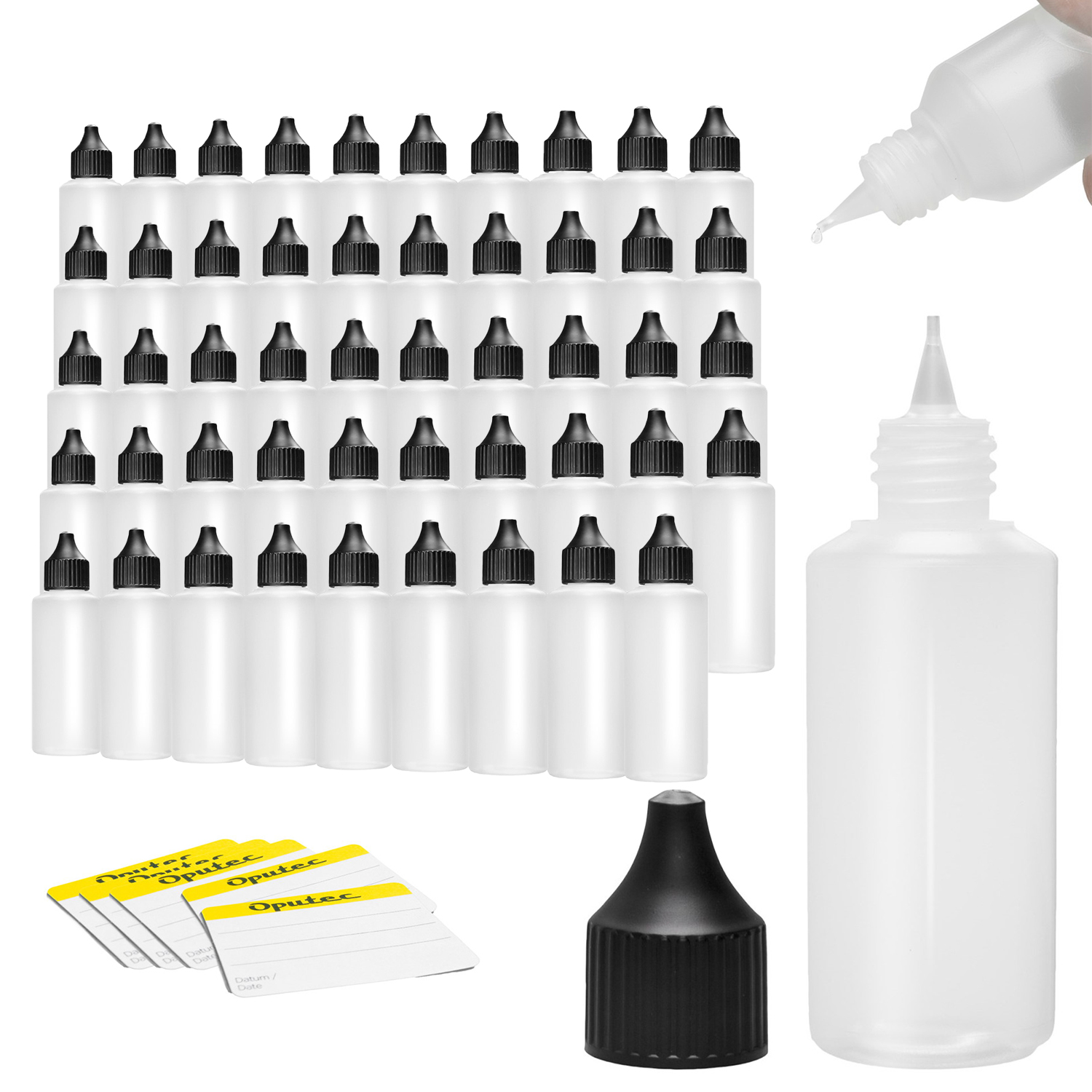 50 x 100ml Dosierflaschen / Liquid-Flaschen mit Tröpflerspitze 50 x 100ml Dosierflaschen / Liquid-Flaschen mit Tröpflerspitze