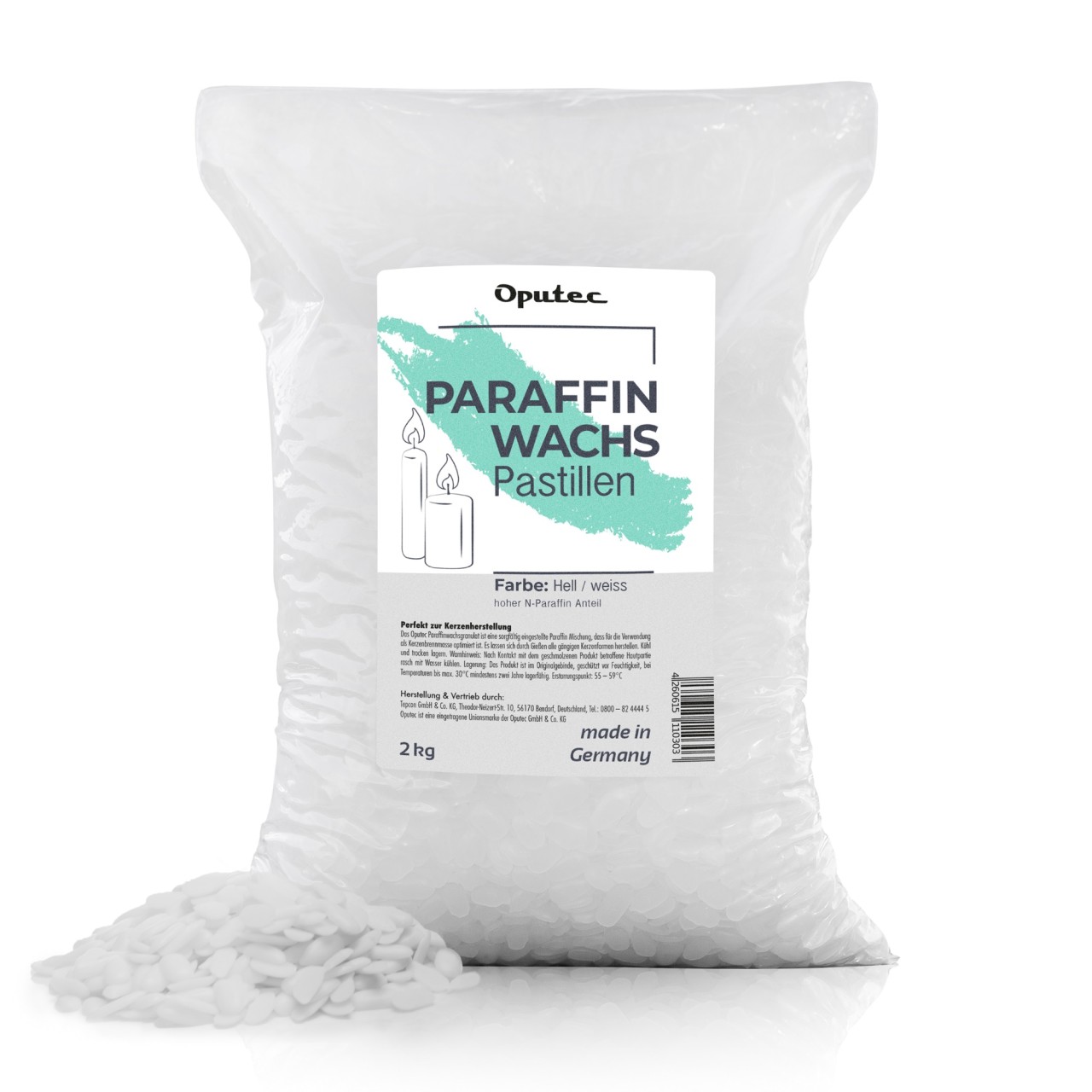 Paraffinwachs-Pellets Für Batik & Enkaustik – Schmelzpunkt 52-57°C, Leicht Zu Verarbeiten
